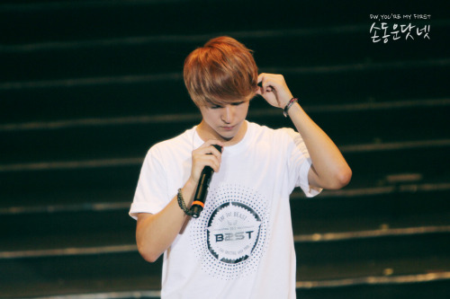 beastout:

Credits; http://sondongwoon.net/
※ PLEASE TAKE OUT WITH PROPER CREDITS. PLEASE DO NOT EDIT/ALTER IMAGES; LEAVE LOGO INTACT.

BEAST, BEAST Asia Fan Meeting Tour 2011 in Taiwan (110722): Dong Woon ^^
