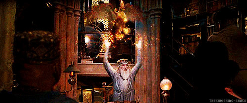 theshrieking-shack:


“Woah… Well, you may not like him, Minister. But you can’t deny it; Dumbledore’s got style.”

