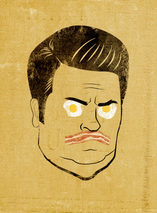 look-log:

Ron Swanson by ~goodmorningvoice
Ron Swanson, a swan song.