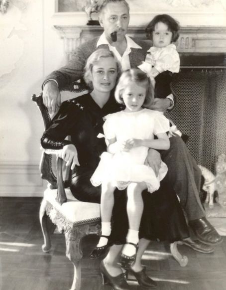 Dolores Costello Barrymore with husband John daughter Dede and son John 