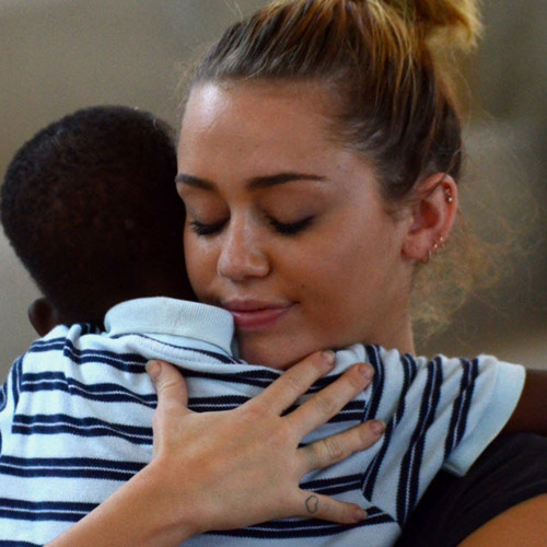<p>Miley’s Second Trip to Haiti<br/><br/> Credit: Starkey Hearing Foundation</p>