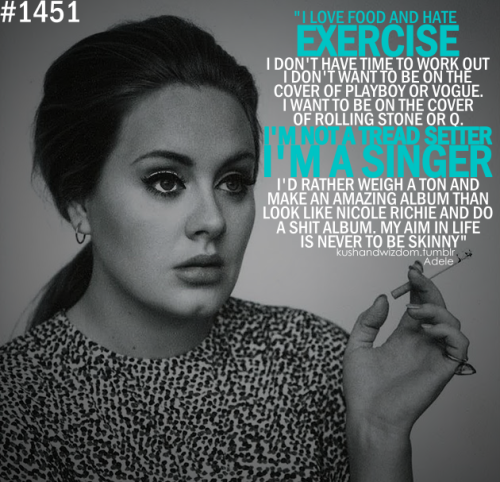 Adele Weight Quote - Album on quotesvil.com