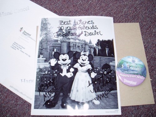 If you send Mickey and Minnie an invitation to your wedding they will send