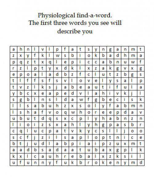 funny, broken, pretty
crackedbones:

cenophilia:

physiological find-a-word: the first three words you see will describe you.
Broken ,lovely, Beautiful

