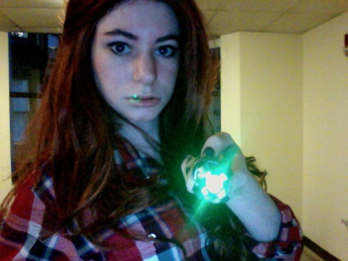My Amy Pond Cosplay The light coming off the sonic was just perfection