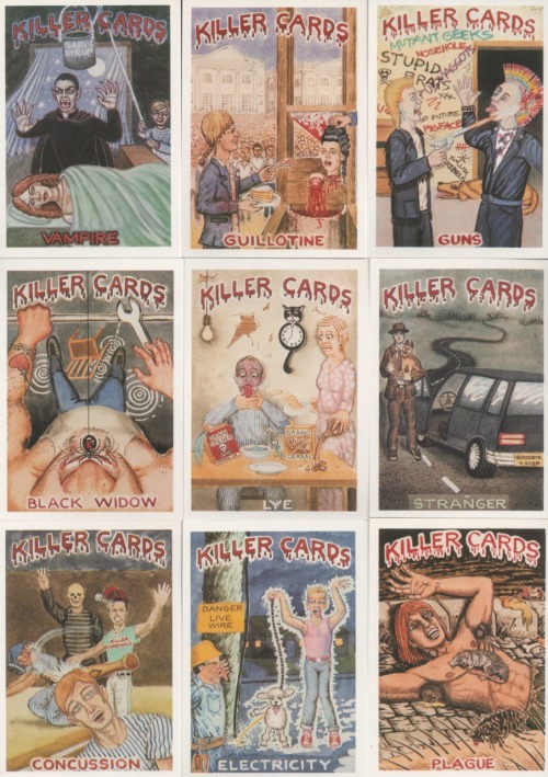 KILLER CARDS: Series 1 (1988) continued…