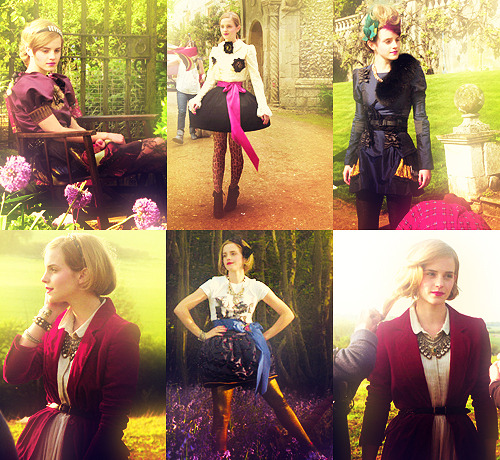 Behind the scenes for Emma Watson's Teen Vogue Photoshoot 2009 