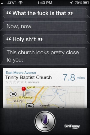 From Stuff That Siri Says where you&#8217;ll find TONS of hillarious Siri interactions.