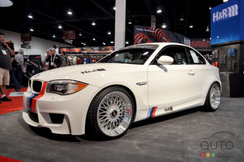 BMW 1M Coupe on BBS Super RS wheels at SEMA 2011