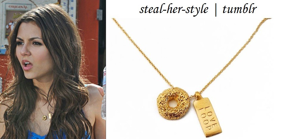 MrKate Love Loop Necklace on Victoria Justice Tori Vega worn by Ariana 