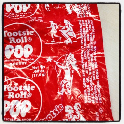 When you were little, did you think this guy meant a free Tootsie Pop?  (Taken with instagram)