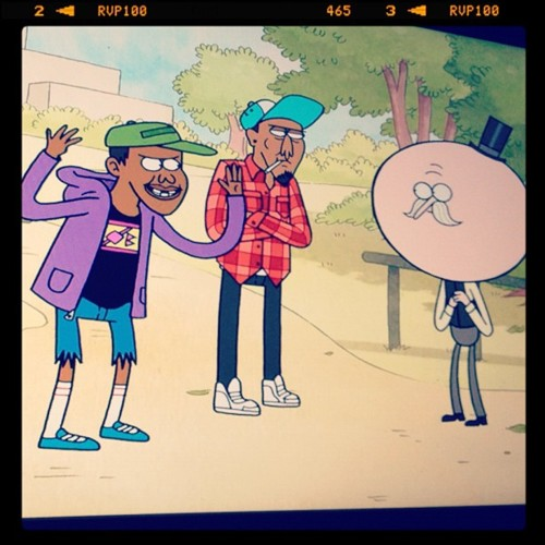 Funny ass episode of Regular Show wit Childish Gambino and Tyler the Creator on it