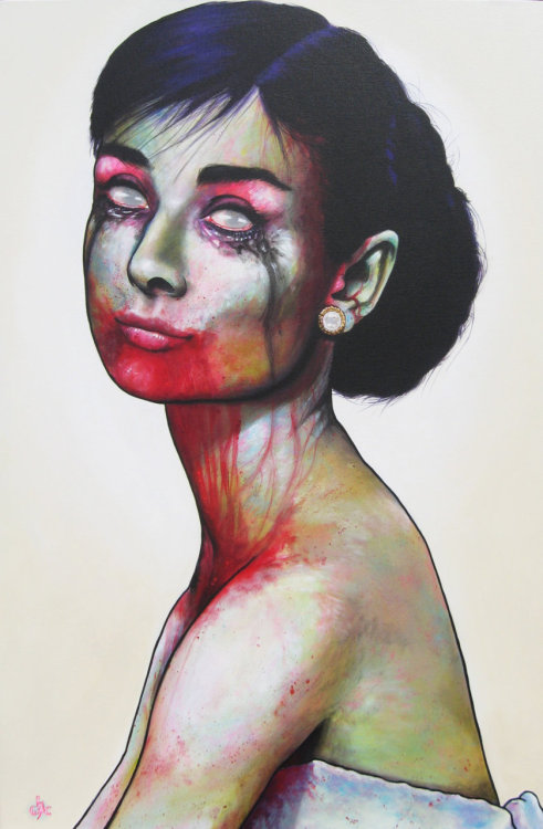 Zombie Audrey Hepburn Click for highres version 