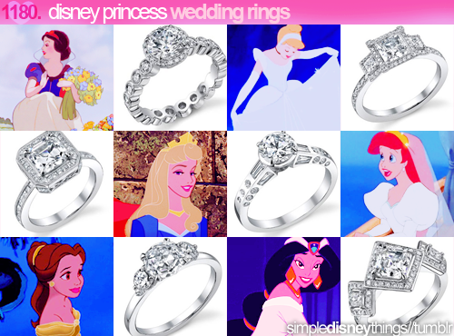 Reblog Disney Princess Inspired Wedding Rings find your perfect match to 