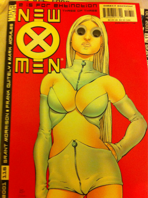 My giant googly eyes are up here, gentlemen - New X-Men 116