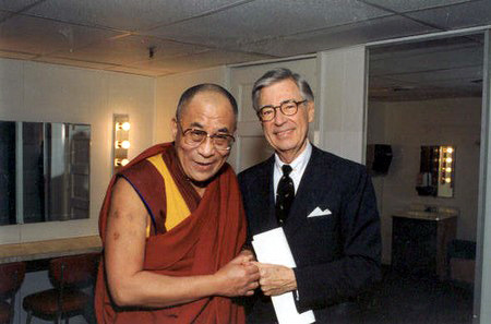 The Dalai Lama and Mr. Rogers