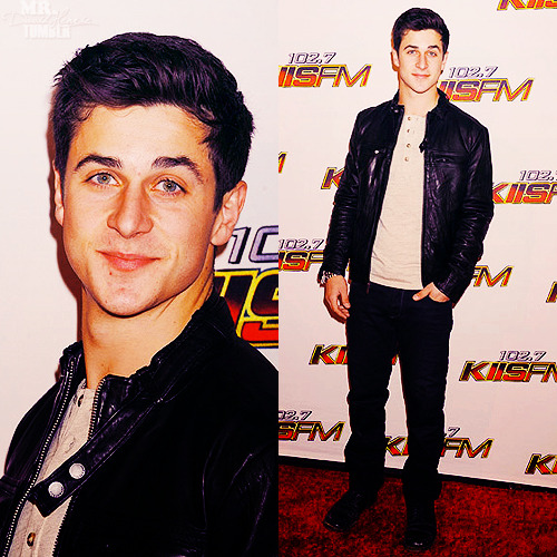 tagged as david henrie by ashley jingle ball 2011 event