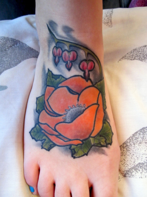 Flower Side Tattoos For Women