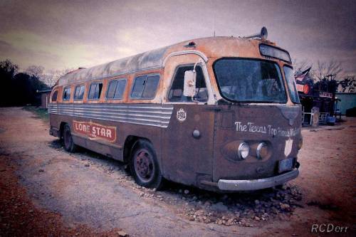 Rat Rod of the Day Gotta love the old band tour buses