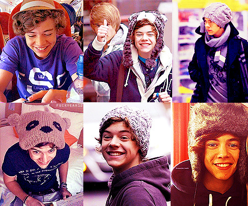 fuckyeah1d:

6 favorite pictures → Harry wearing hats

