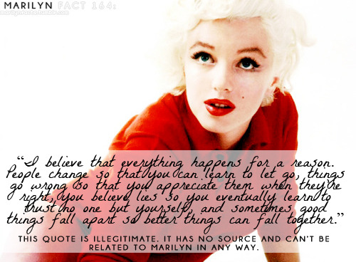 tagged as marilyn monroe quote quotes misquote