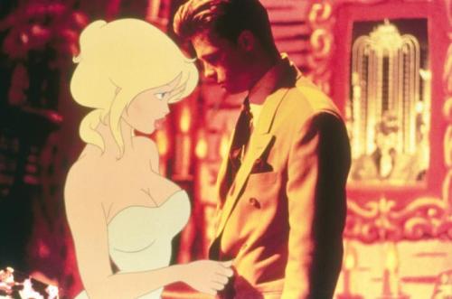 Holli Would and Brad Pitt in Cool World