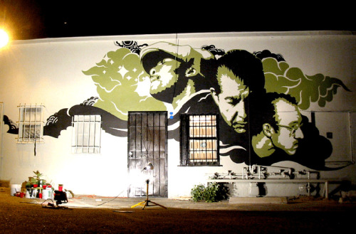 HVW8 Art Installation mural at the HVW8 Gallery in Los Angeles