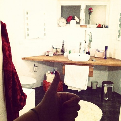 mitt badrum har aldrig varit så städat som idag! (Taken with instagram)
