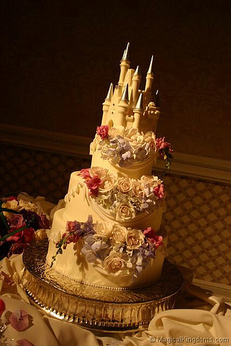 Disney wedding cake by magicalkingdoms 