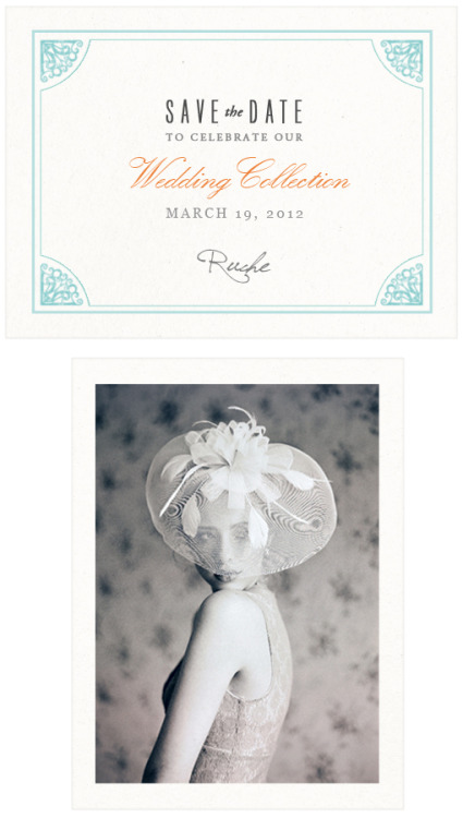 Save the date to celebrate our Wedding Collection 7 14 February 2012