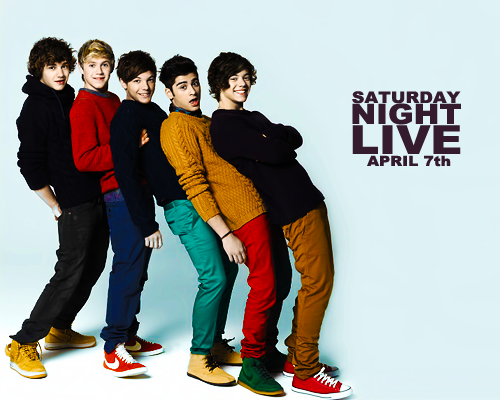 onedirectionupallnight:

One Direction will be the musical guests on Saturday Night Live on April 7, 2012

