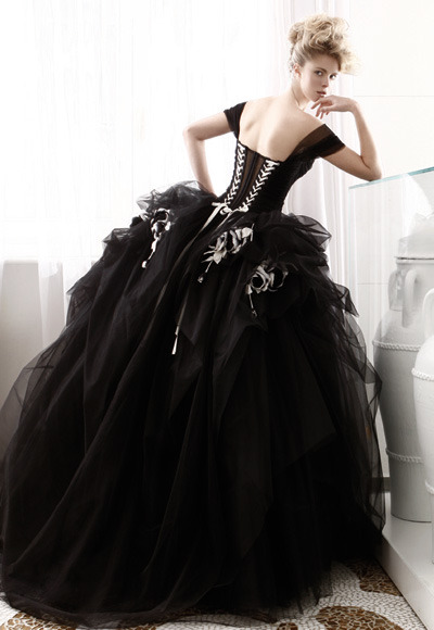 black wedding dress Tumblr
