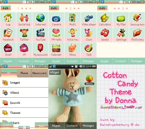 Cotton Candy Theme by Donna. Download