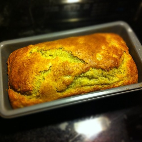 Fresh baked banana bread #food #baking  (Taken with instagram)