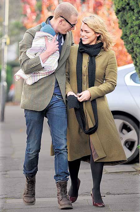 congrats on the new addition to your family Billie Piper Laurence Fox and