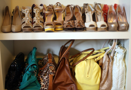 Two of my favorite things, shoes and handbags:)