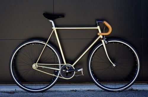 Goldfinger via nacked bicycles 