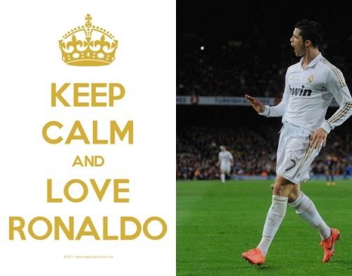 mcmiii:

Keep Calm and Love Ronaldo!
