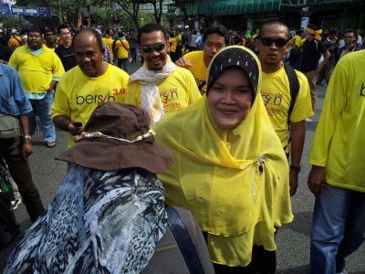 Aishah perhimpunan Bersih 3.0
