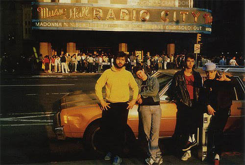 madonnascrapbook:

Beastie Boys outside Radio City Music Hall as opening act for the Virgin Tour 1985
