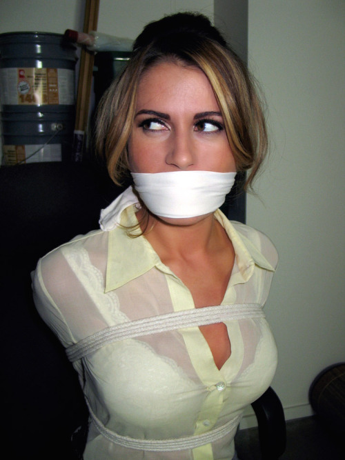 Young teen girls bound and gagged