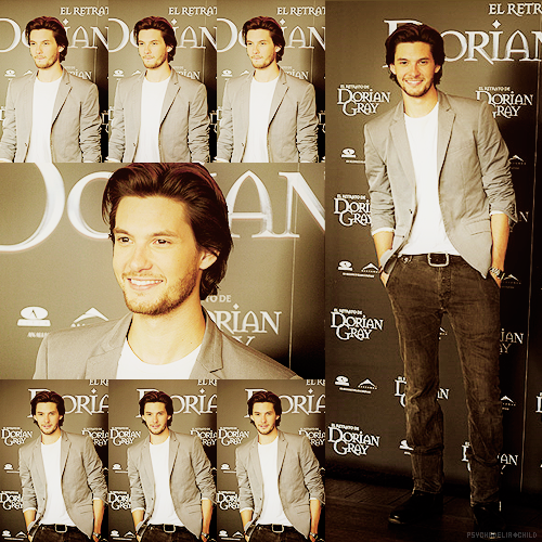  top outfit of ben barnes#1 ϟ Dorian Gray photocall (madrid) 