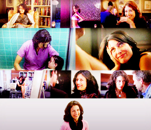 Top 60 TV characters (alphabetical order) | Lisa Cuddy - House &#8216;Where are you meeting her?&#8217;&#8216;In a little place called &#8220;Follow me and your urologist will be buying himself a new yacht.&#8221;&#8217; [sidenote: I usually do&#8217;nt like when people do &#8216;alphabetical order&#8217; by using the first name and not the last name but this was just me being lazy, I wrote my list of characters and then was too lazy to go look for last names so I just organized them by first names. Anyway, I know it&#8217;s weird because Lisa is her first name so why am I posting about her now while I&#8217;m still doing the &#8216;C&#8217; characters&#8230; well, it&#8217;s just that she&#8217;s Cuddy to me, couldn&#8217;t call her by her first name so when I wrote down her name on my list I put Cuddy, not Lisa. Man, that was long. Feel free to delete this part if you wanna reblog.] 