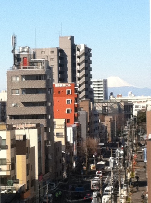 Mt. Fuji from my window