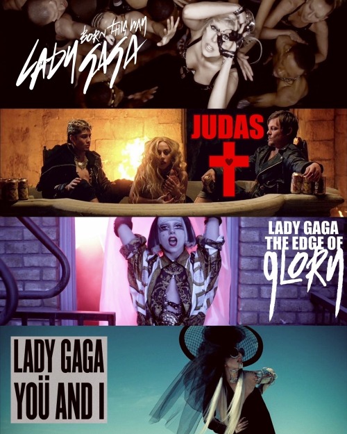 cristenmontana: Lady GaGa: Born This Way Music Videos 