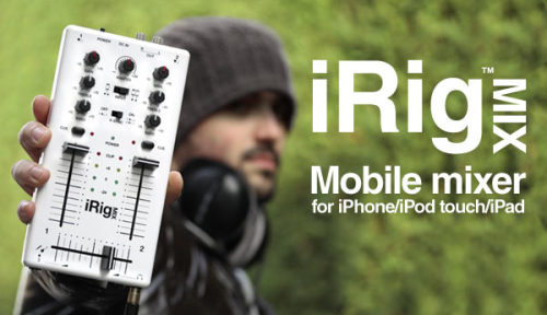 iRig MIX - the first mobile mixer for iPhone/iPod touch/iPad
